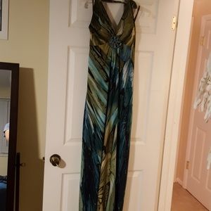 Halter dress with embellishments